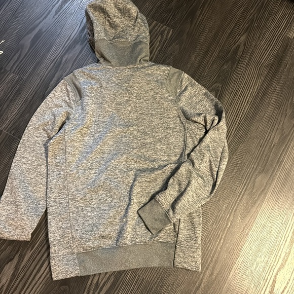 🍍 Jordan Full Zip Mens Heather Grey And Red Hoodie Medium🍍 - Picture 4 of 4